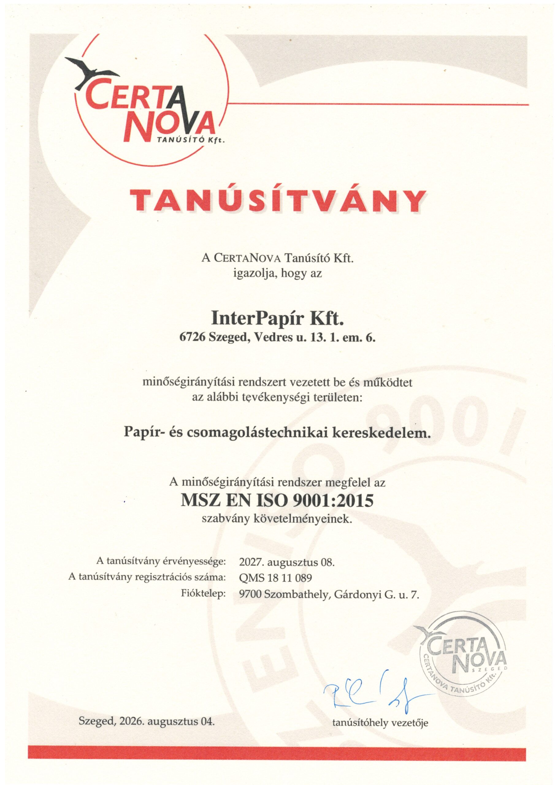 ISO-9001-2015-Minőségirányítás